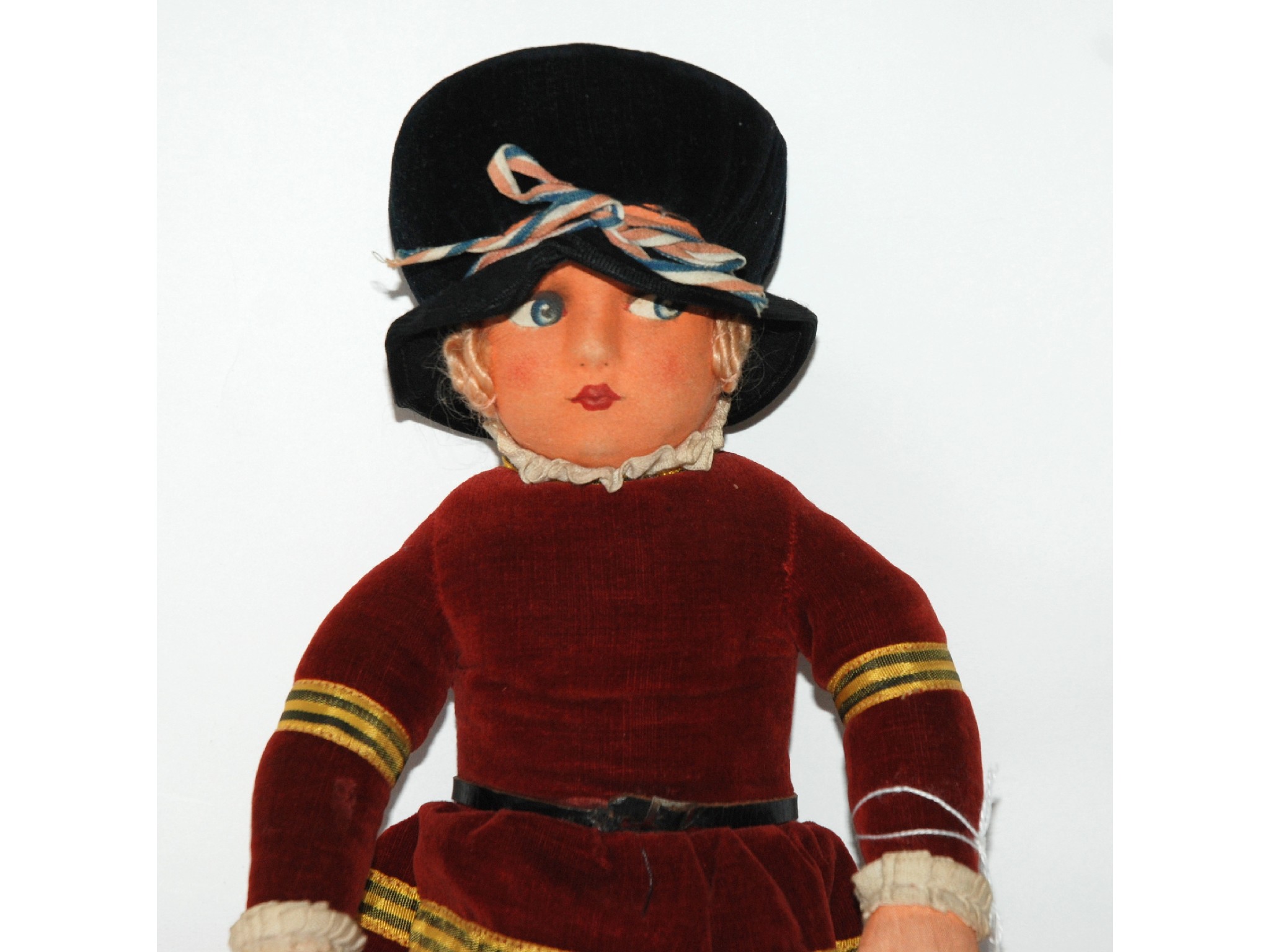 Appraisal: A Lenci style felt doll indistinctly stamped on foot