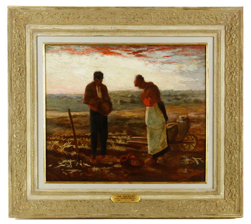 Appraisal: - In Style of Millet The Angelus O C In