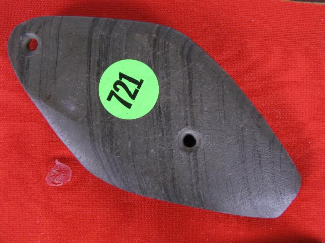 Appraisal: Gorget green banded slate '' x ''