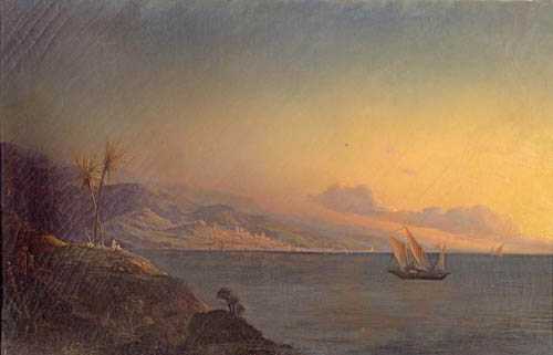 Appraisal: ANONYMOUS TH CENTURY The Bosporus in the evening light Oil