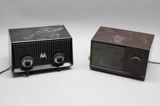 Appraisal: Vintage Radios Vintage Radios One Motorola radio and the other