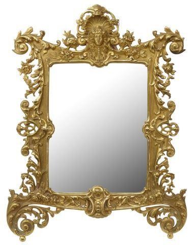 Appraisal: French Louis XV style bronze dore dressing table mirror th