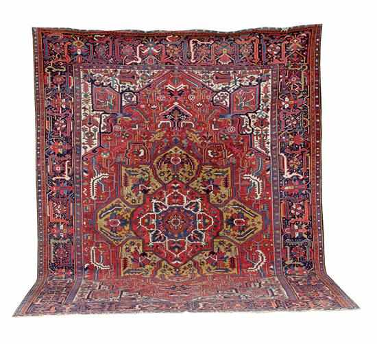 Appraisal: Persian Heriz carpet circa ' '' x ' '' Provenance