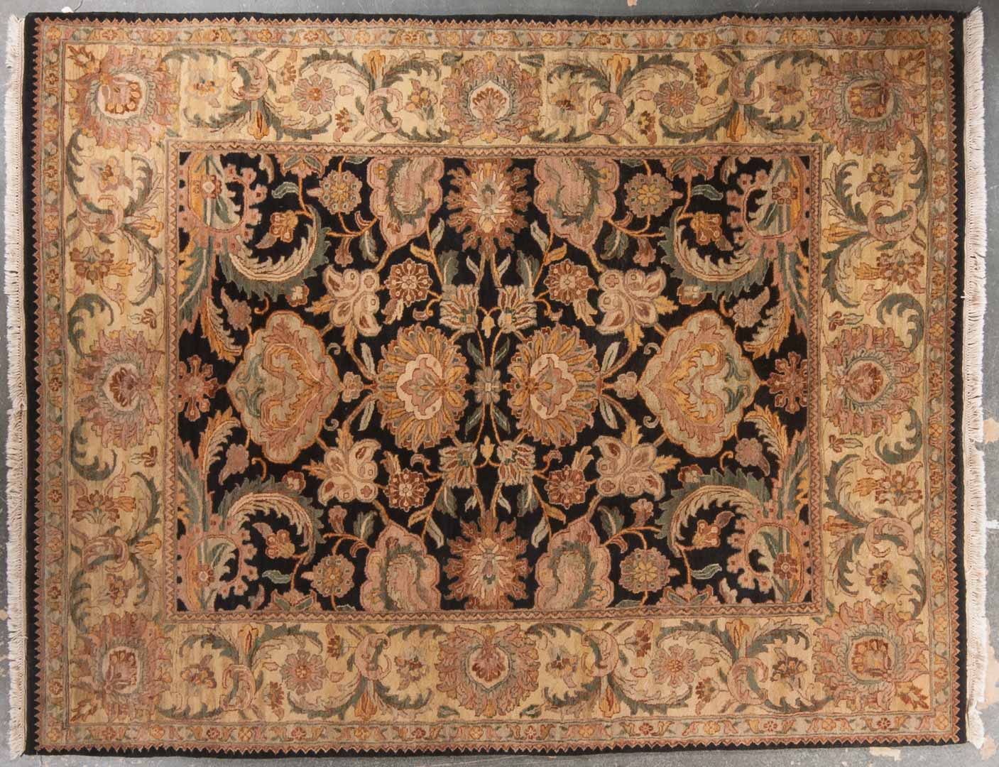 Appraisal: Indo Agra rug approx x India modern Condition Shows slight