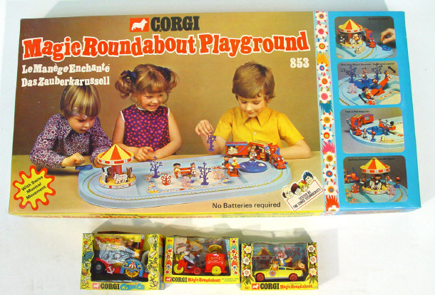 Appraisal: Two boxed Corgi Magic Roundabout die-cast cars a boxed Magic