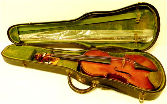 Appraisal: Violin H A Littlehause New Britain CT with bow some