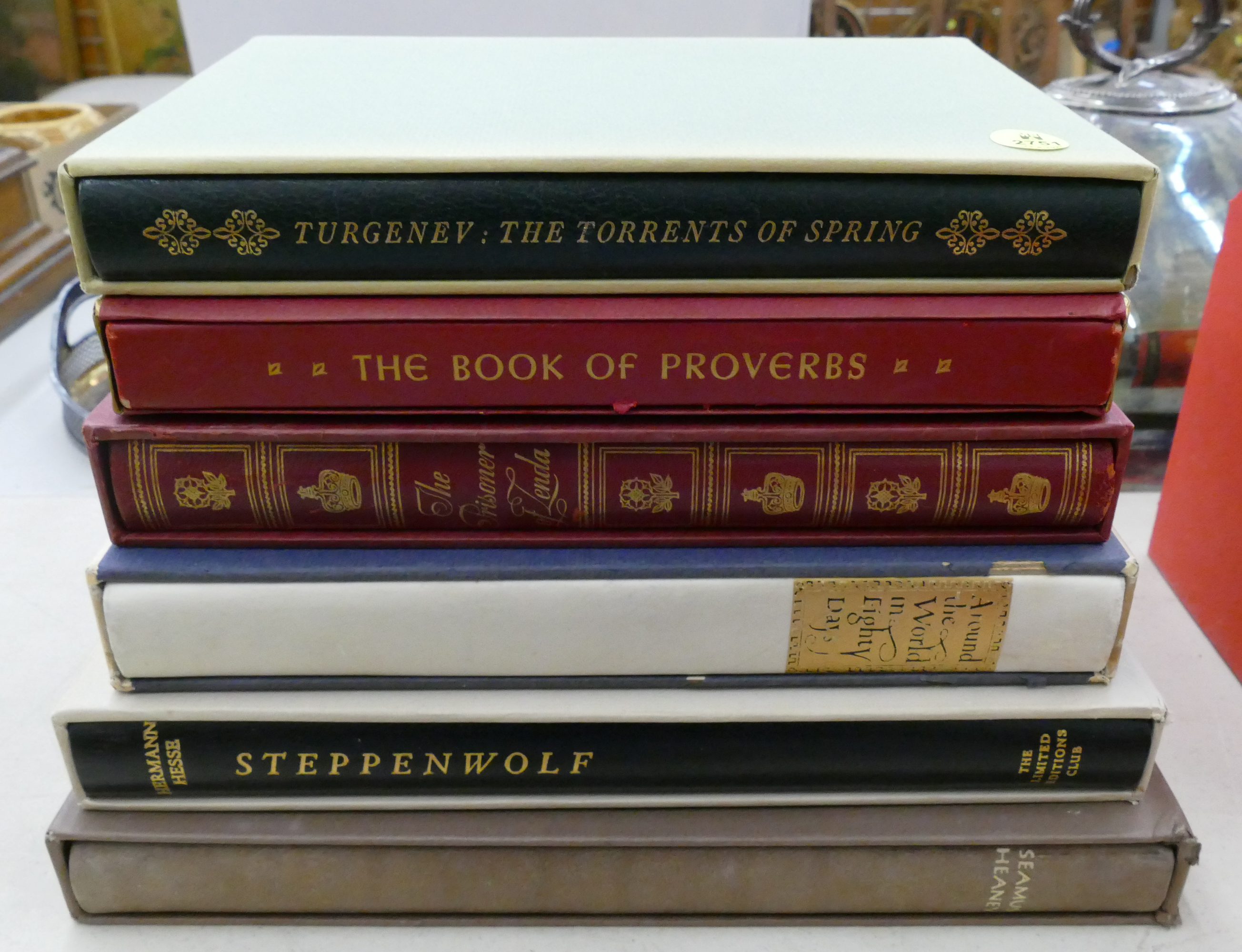 Appraisal: Stack pc Limited Editions Club Books in Slipcases