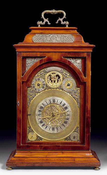 Appraisal: ASTRONOMICAL BRACKET CLOCK R gence one cartouche and the movement