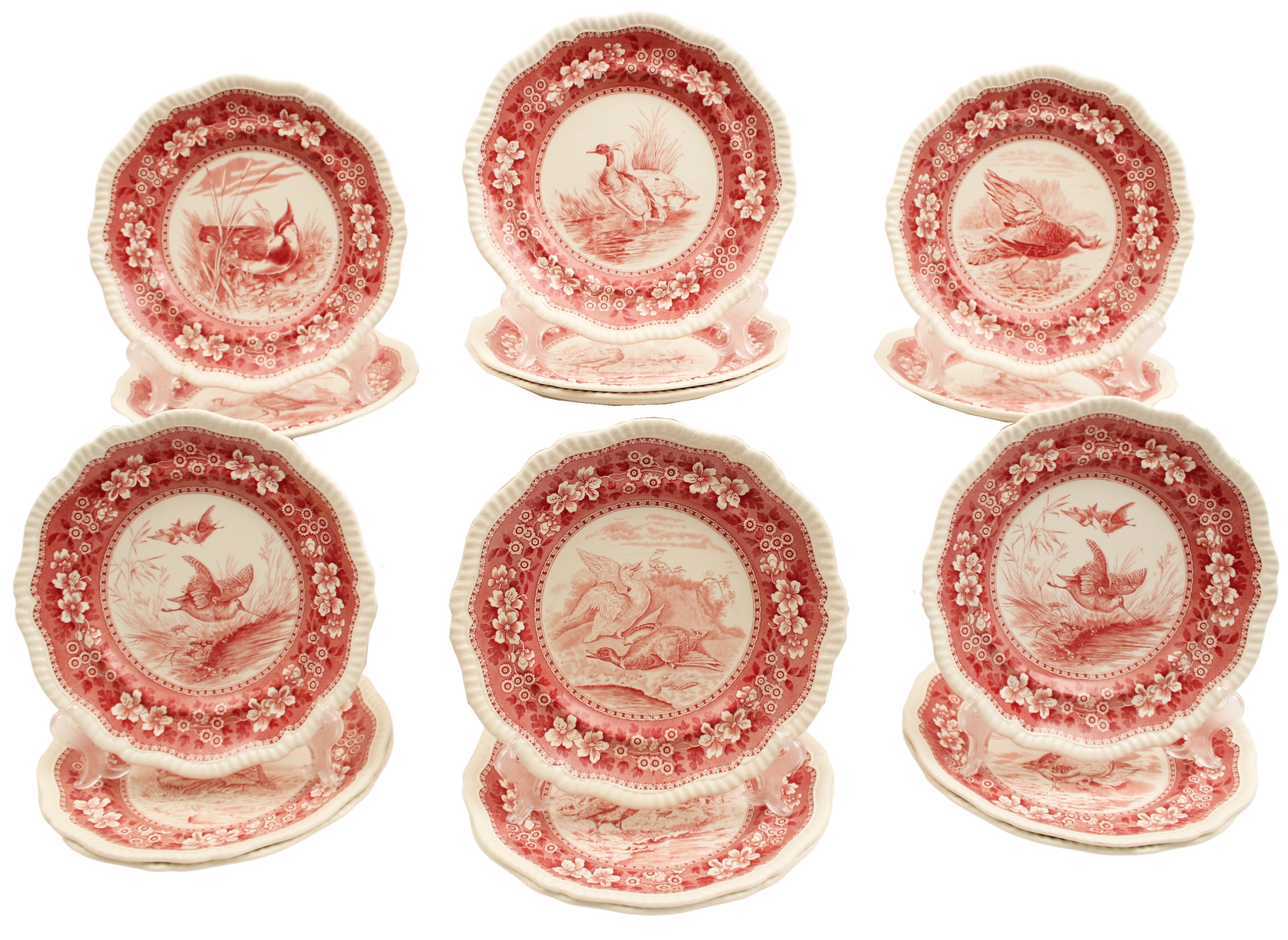 Appraisal: SET OF ENGLISH COPELAND SPODE PLATES Set of English Copeland