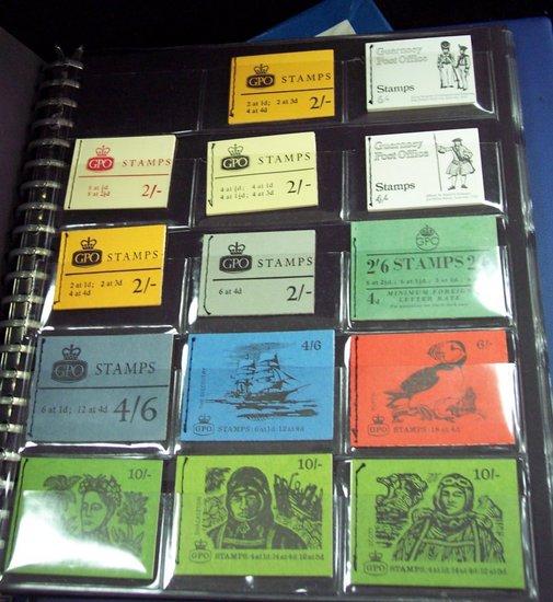 Appraisal: A collection of British stamp booklets in a Collecta album