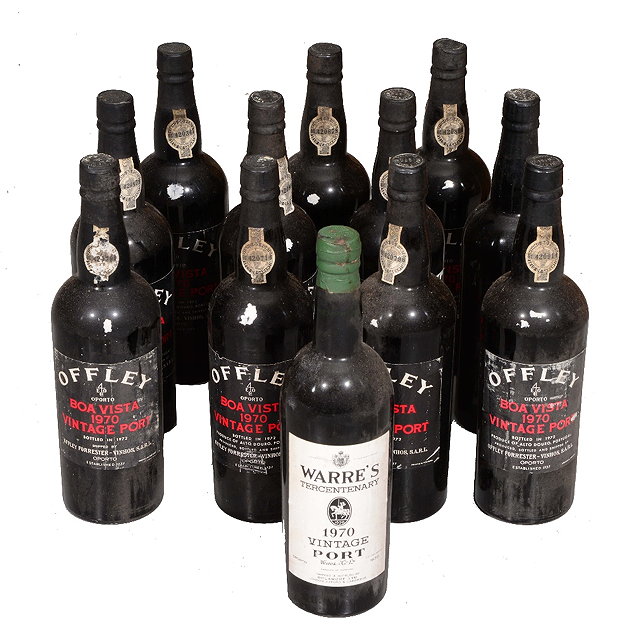 Appraisal: ELEVEN BOTTLES CL OFFLEY BOA VISTA VINTAGE PORT TOGETHER WITH