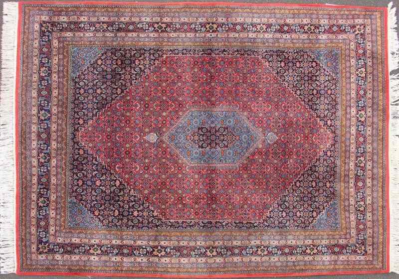 Appraisal: Persian Style Room Size Rugcotton foundation with wool pile medallion