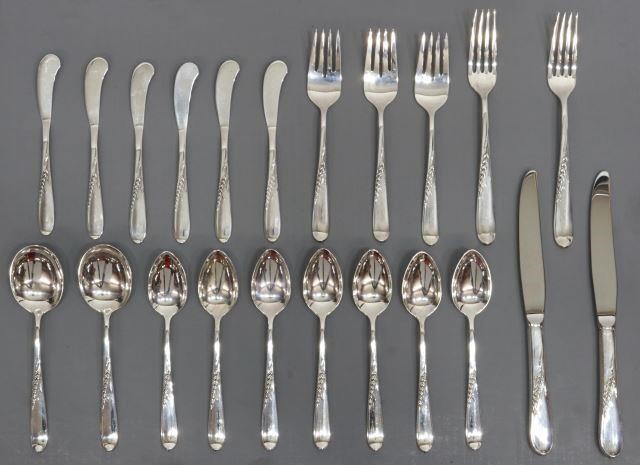 Appraisal: lot of American sterling silver flatware service Reed and Barton