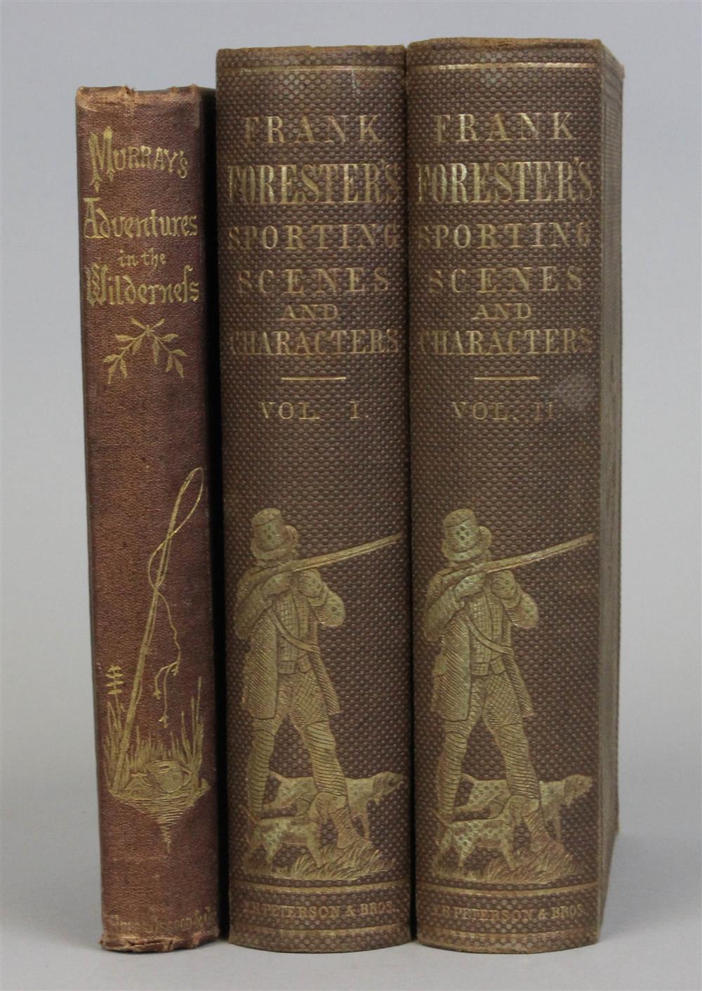 Appraisal: FRANK FORESTER'S SPORTING SCENES AND CHARACTERS VOLUMES AND WILLIAM MURRAY