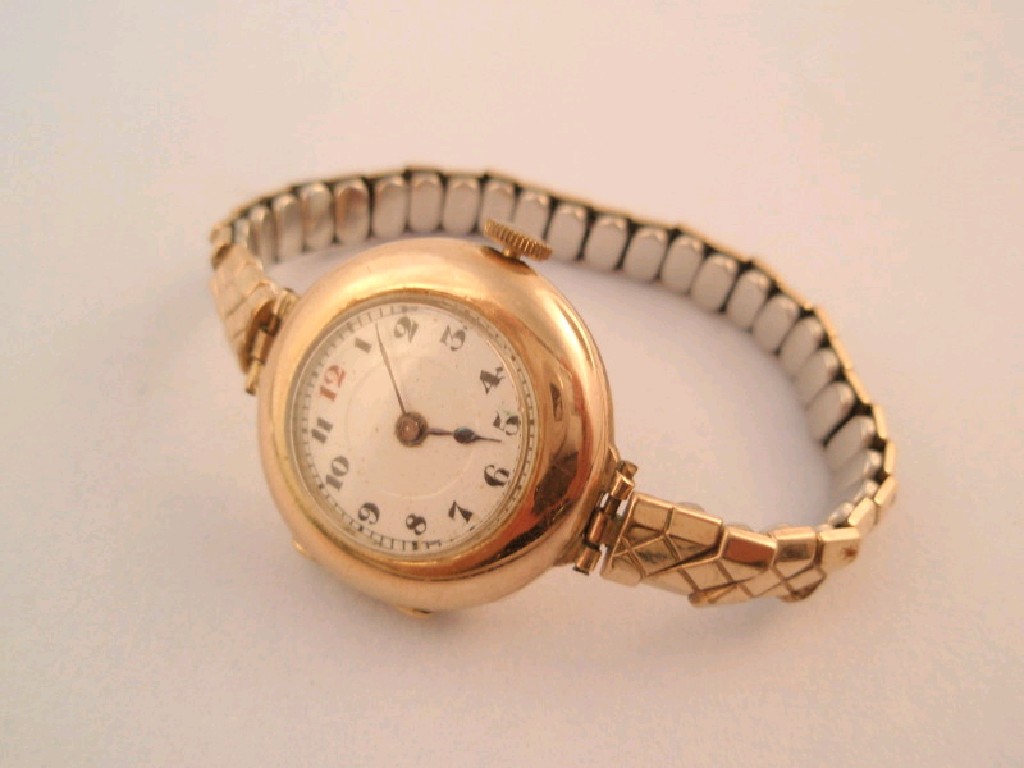 Appraisal: A ct gold ladies wrist watch