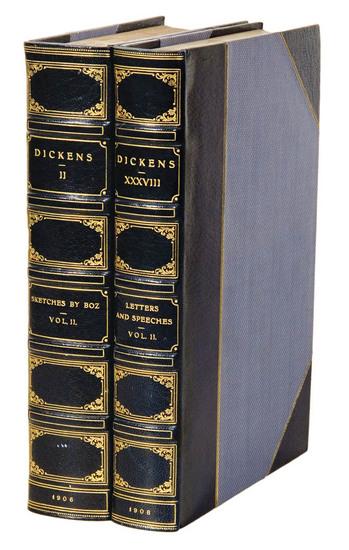 Appraisal: DICKENS Charles Works London Chapman Hall volumes x Titles in