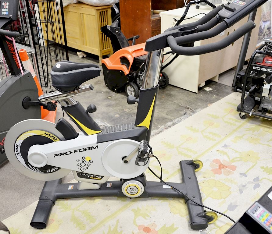 Appraisal: Proform exercise bike powered by Google Maps Proform exercise bike