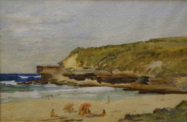 Appraisal: James Muir Auld - South Coast Beach watercolour signed 'J