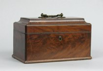 Appraisal: A Wood Tea Caddy ca th Century English Regency style