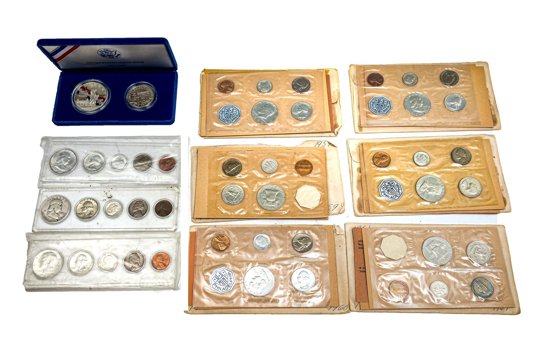 Appraisal: PC UNITED STATES SILVER PROOF YEAR SETS Comprising - Year