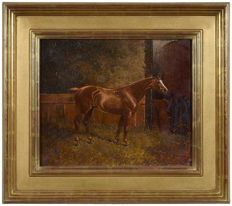 Appraisal: Henry Stull New York Kentucky Canada - Buckskin painted from