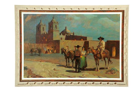 Appraisal: SEMANA SANTA CONCEPCION SIGNED ''E GUERRA'' AMERICAN LATE TH CENTURY