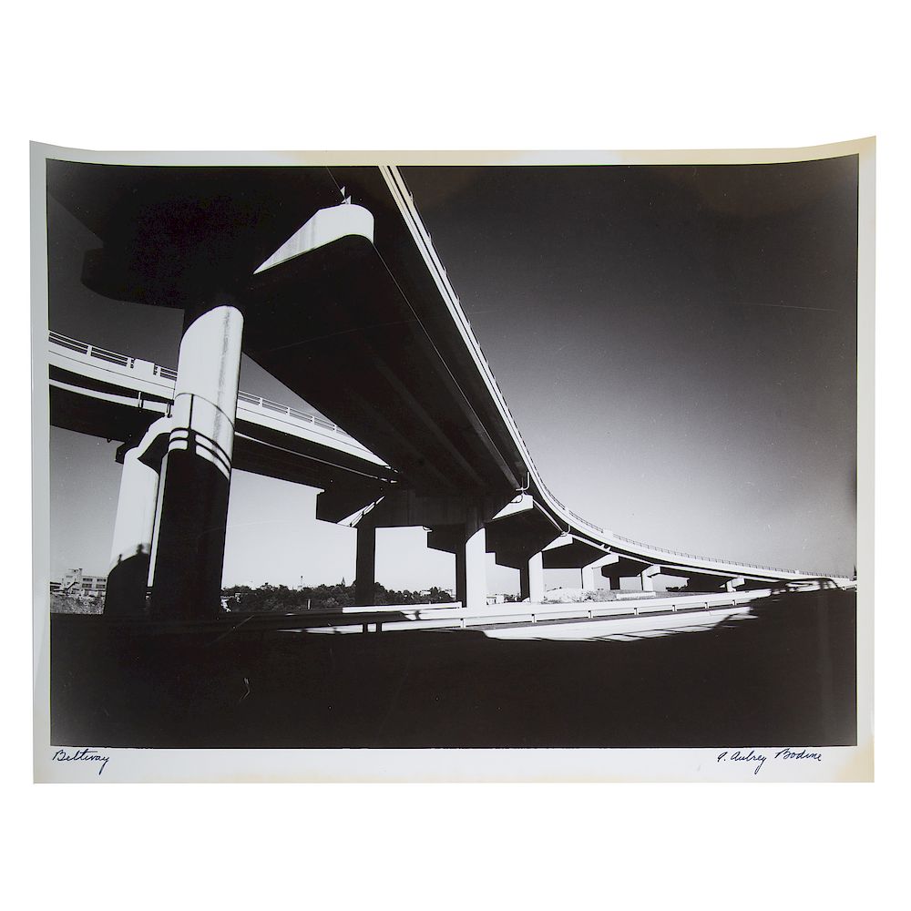 Appraisal: A Aubrey Bodine Beltway American - Gelatin silver print pen