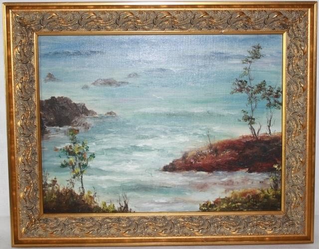 Appraisal: ANNA ALTHEA HILLS - CA OH OIL ONPANEL DEPICTING A