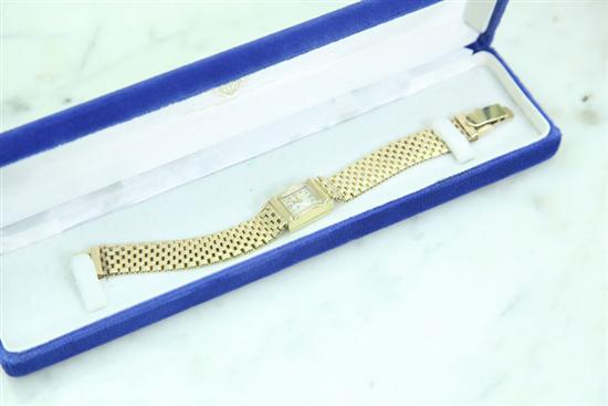 Appraisal: LADIES GOLD WATCH Marked k Paul Buhre dwt