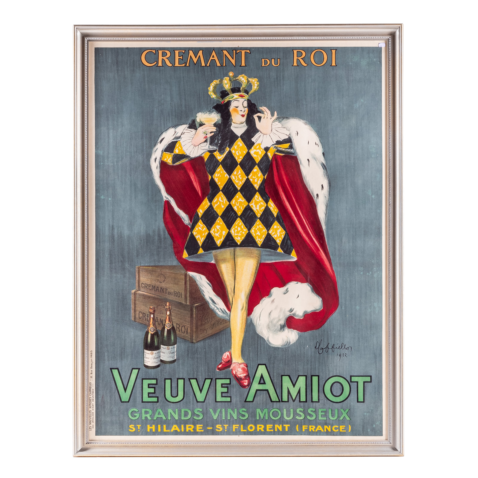 Appraisal: LEONETTO CAPPIELLO VEUVE AMIOT LITHOGRAPH Italian - Color lithographic vintage