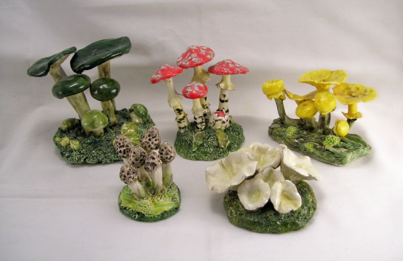 Appraisal: - Clay Mushrooms by Maria Maravigna Maria Maravigna of Boston