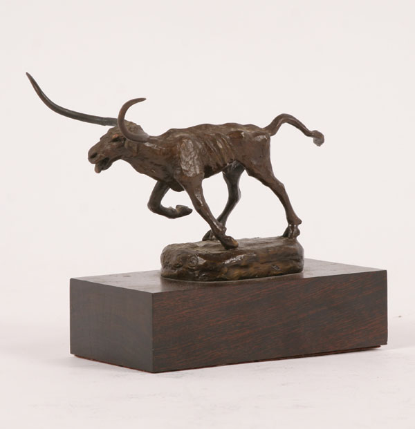 Appraisal: Dick Sloviaczek American b The Pride of Texas bronze sculpture