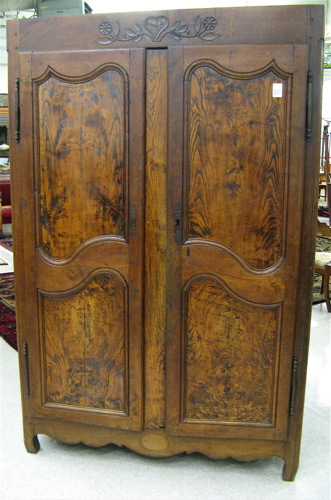 Appraisal: PROVINCIAL COUNTRY FRENCH ARMOIRE Normandy region late th early th