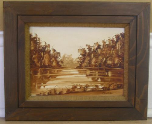 Appraisal: Carin Tade American b Louisiana Bayou Reflections en brun oil