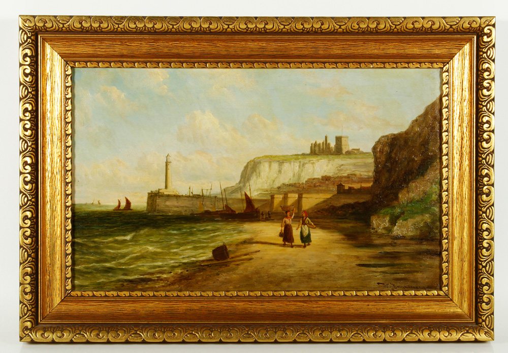 Appraisal: - Dommerson Beach Scene O B William Dommerson - beach