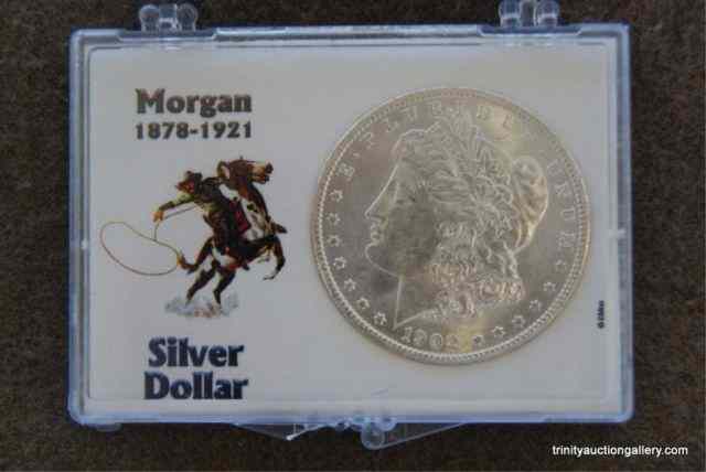 Appraisal: Uncirculated Silver Morgan Dollar CoinOffered through a commercial dealer with