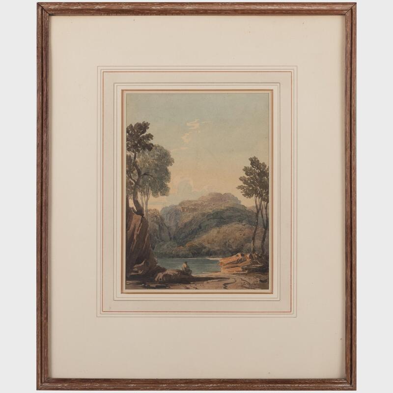 Appraisal: William Payne - Near Plymouth Watercolor on paper unsigned with