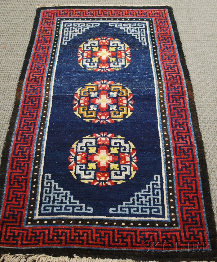 Appraisal: Tibetan Rug th century ft in x ft in