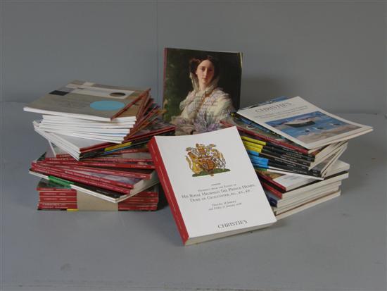 Appraisal: Collection of Christies catalogues