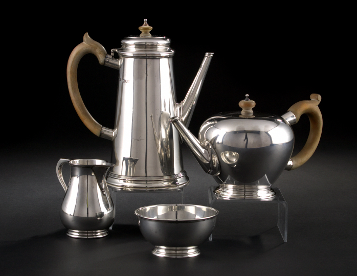 Appraisal: Good Walter H Willson Sterling Silver Four-Piece Coffee and Tea