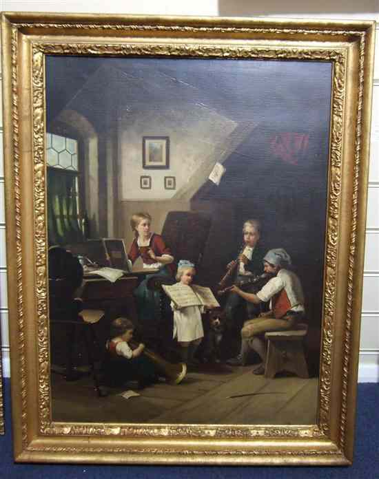 Appraisal: Attributed to Jan Fabius Dutch - oil on canvas The