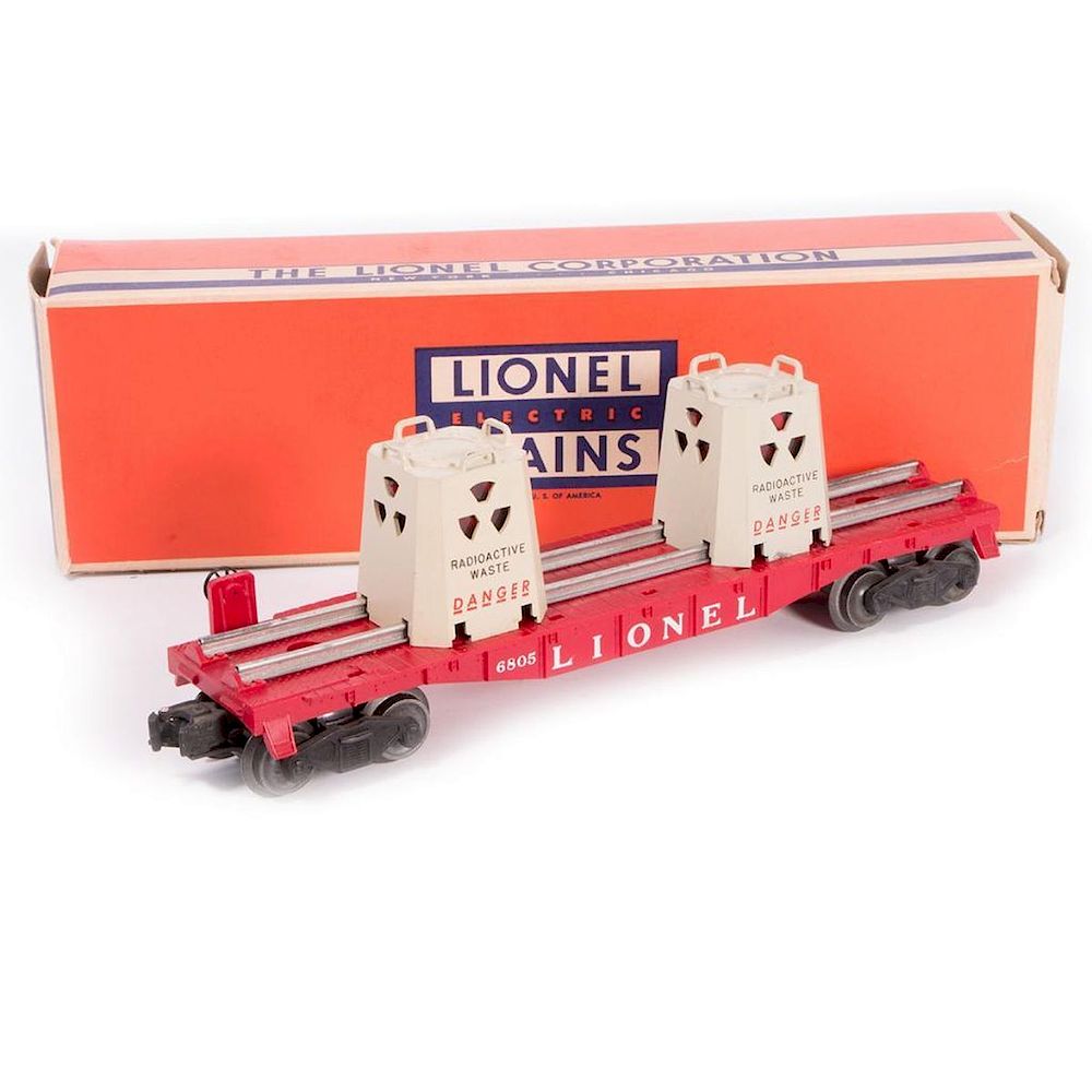 Appraisal: Lionel O Gauge Atomic Energy Disposal with Box Lionel O