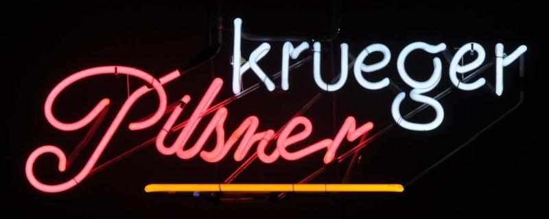 Appraisal: Krueger Pilsner Neon Sign Description s G Krueger Brewing Co