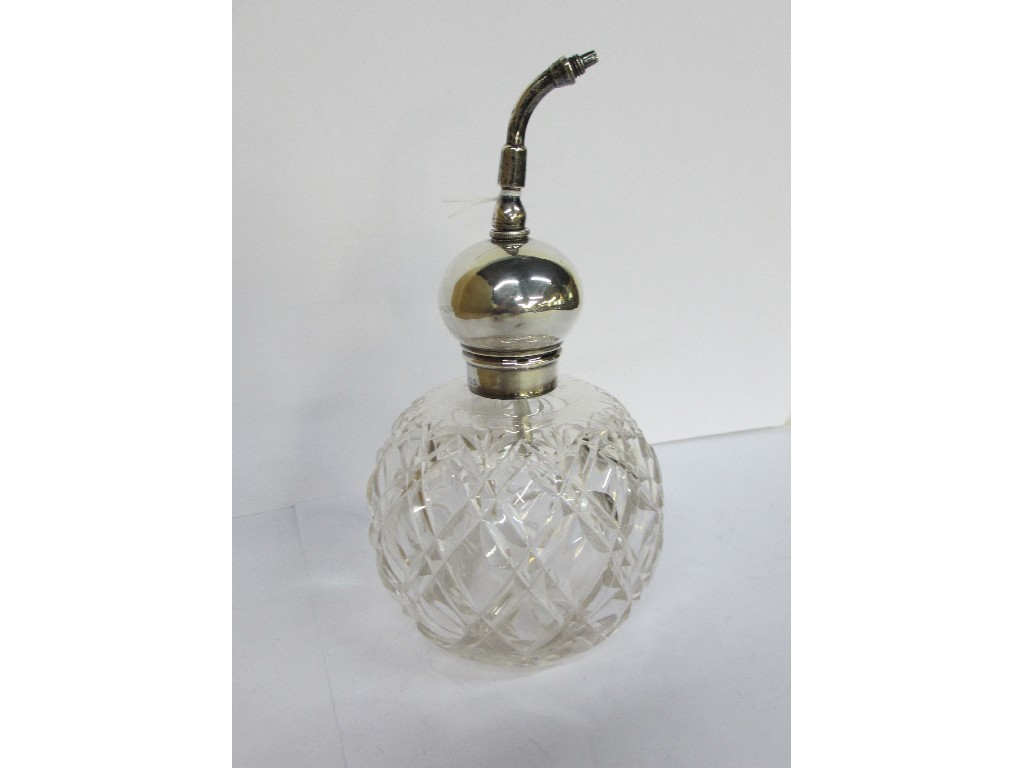 Appraisal: A silver topped scent atomiser Birmingham