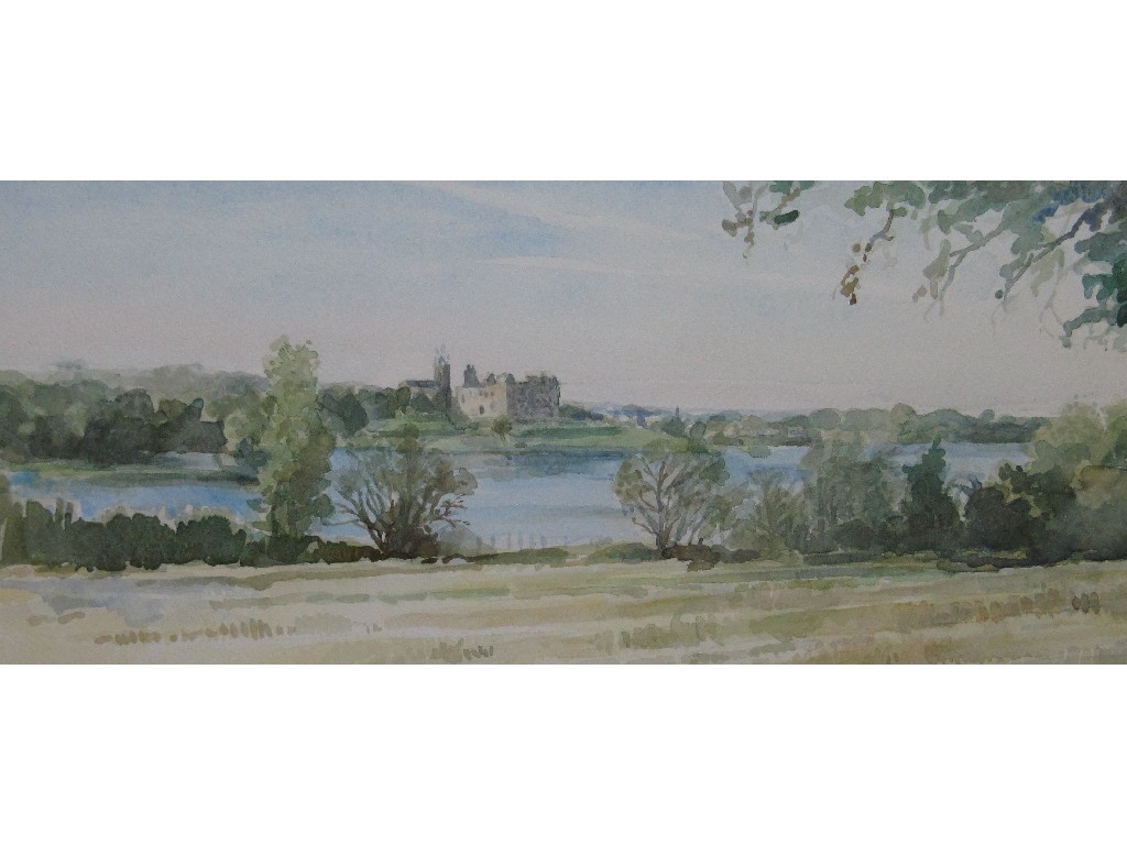 Appraisal: Two watercolours of Linlithgow Palace one signed Taylor