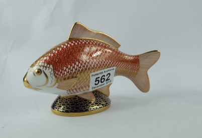 Appraisal: Royal Crown Derby Carp - boxed