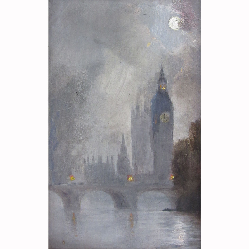 Appraisal: George Hyde Pownall Australian British - Westminster Bridge and Big