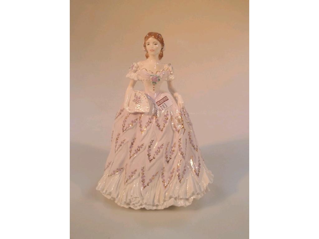 Appraisal: A Royal Worcester figure 'The Last Waltz' cm high