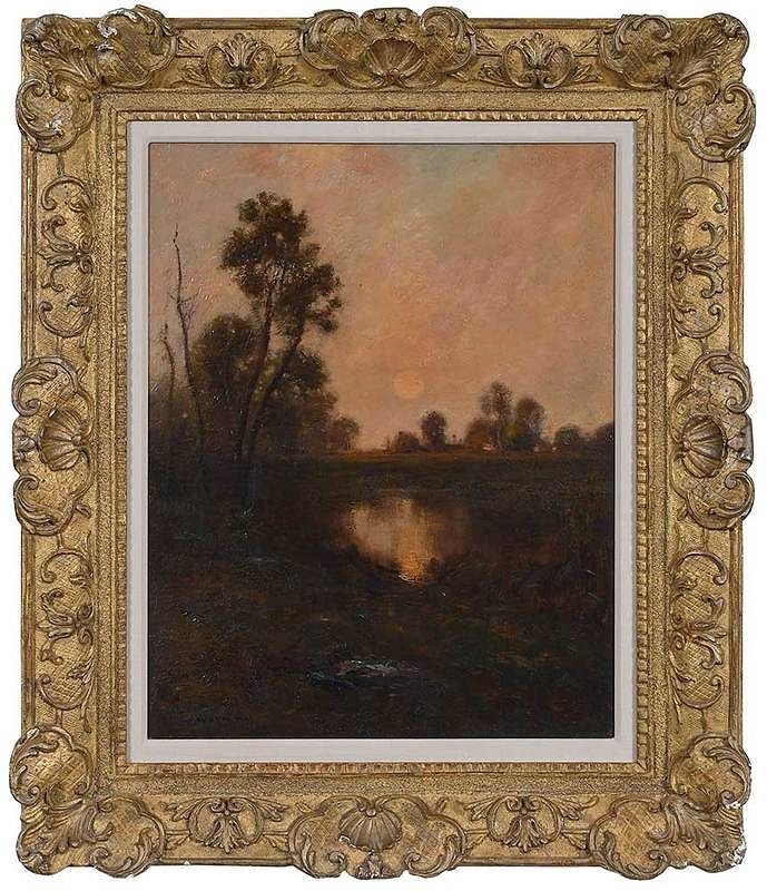 Appraisal: Edward B Gay Irish New York - Twilight Reflections signed