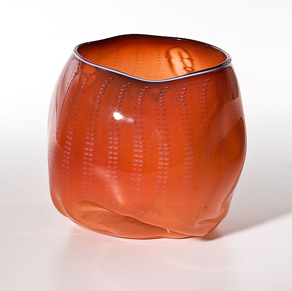 Appraisal: Dale Chihuly American b A fine freeform basket having a